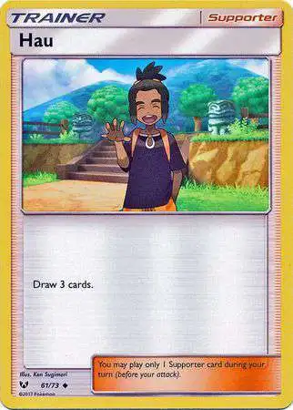 Pokemon Trading Card Game Shining Legends Uncommon Hau #61