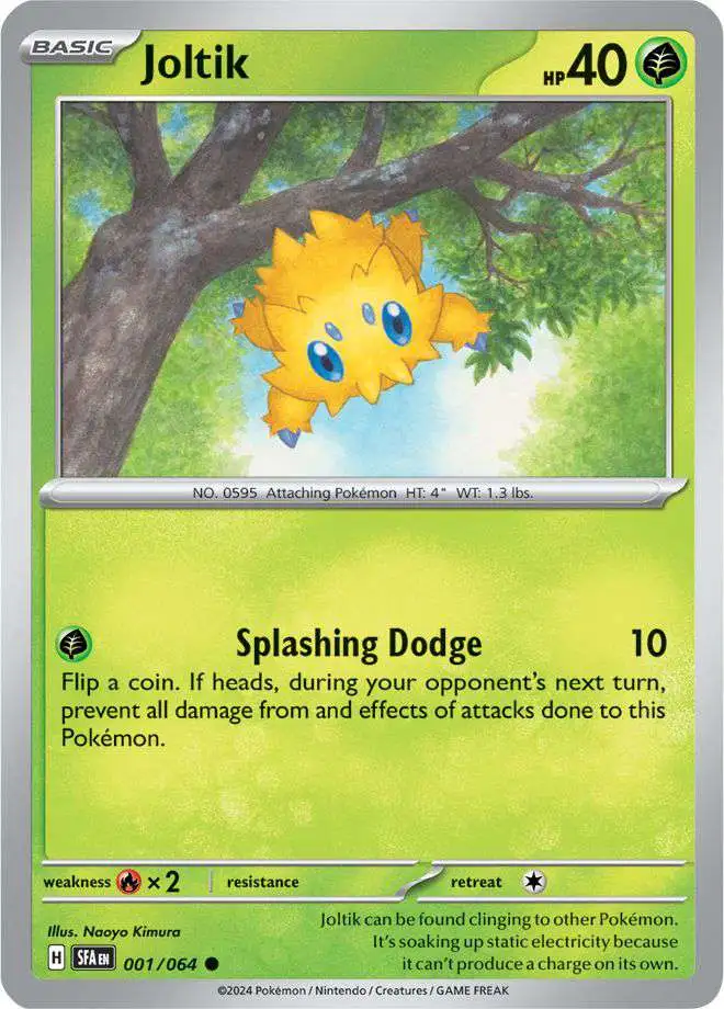 Pokemon Trading Card Game Shrouded Fable Common Joltik #1