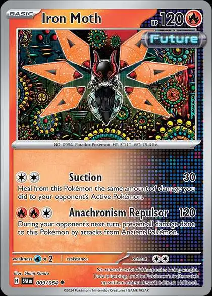 Pokemon Trading Card Game Shrouded Fable Uncommon Iron Moth #9