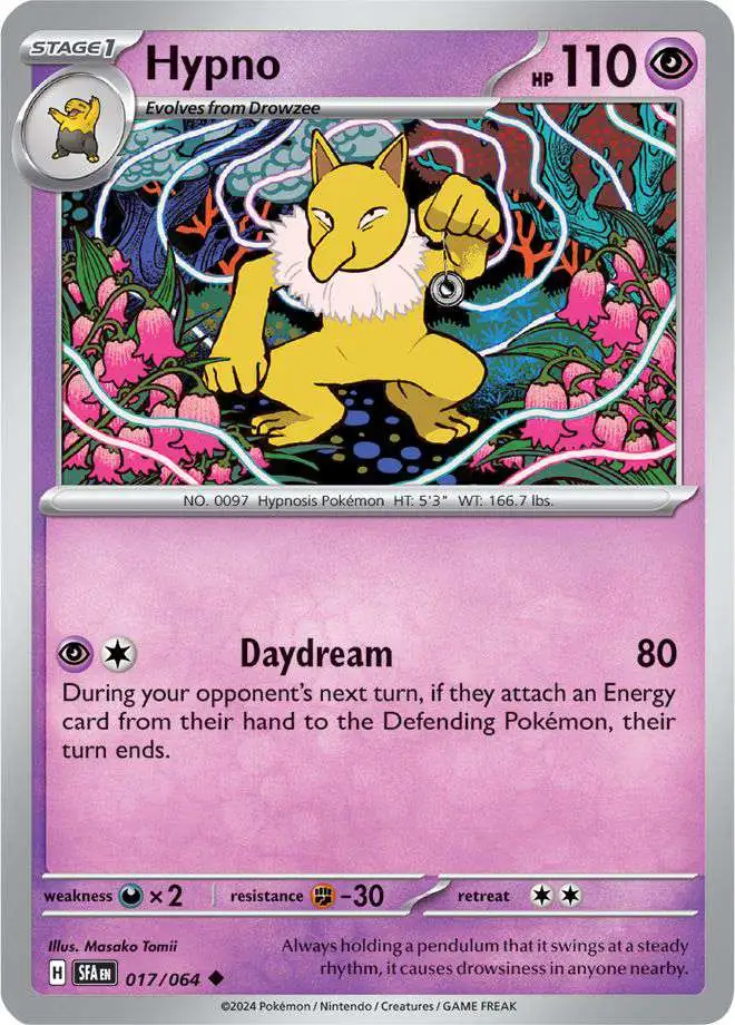 Pokemon Trading Card Game Shrouded Fable Uncommon Hypno #17