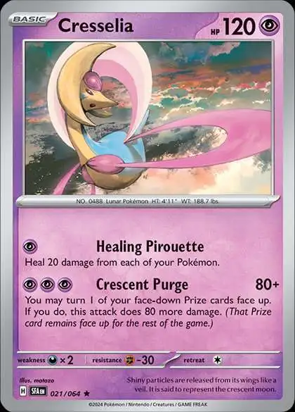 Pokemon Trading Card Game Shrouded Fable Rare Cresselia #21