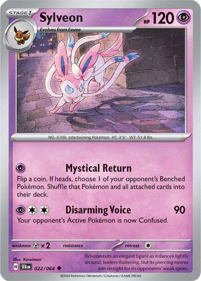 Pokemon Trading Card Game Shrouded Fable Uncommon Sylveon #22