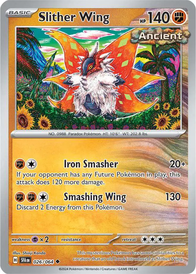 Pokemon Trading Card Game Shrouded Fable Uncommon Slither Wing #26