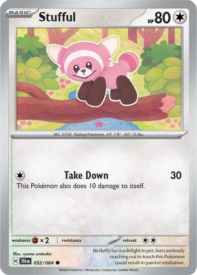 Pokemon Trading Card Game Shrouded Fable Common Stufful #52
