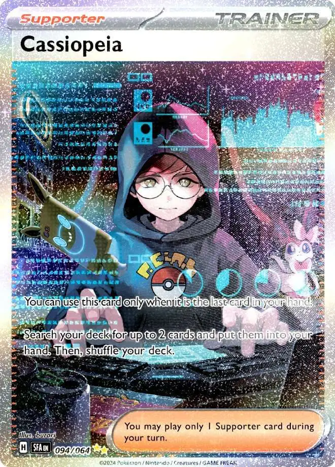 Pokemon Trading Card Game Shrouded Fable Special Illustration Rare Cassiopeia #94