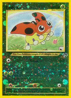 Pokemon Southern Islands Rare Ledyba #7 [Reverse Holofoil] [Moderately Played]