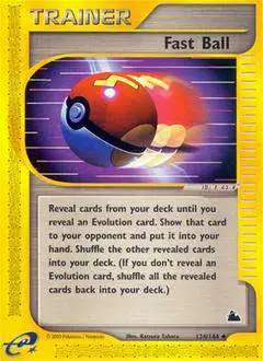 Pokemon Skyridge Uncommon Fast Ball #124