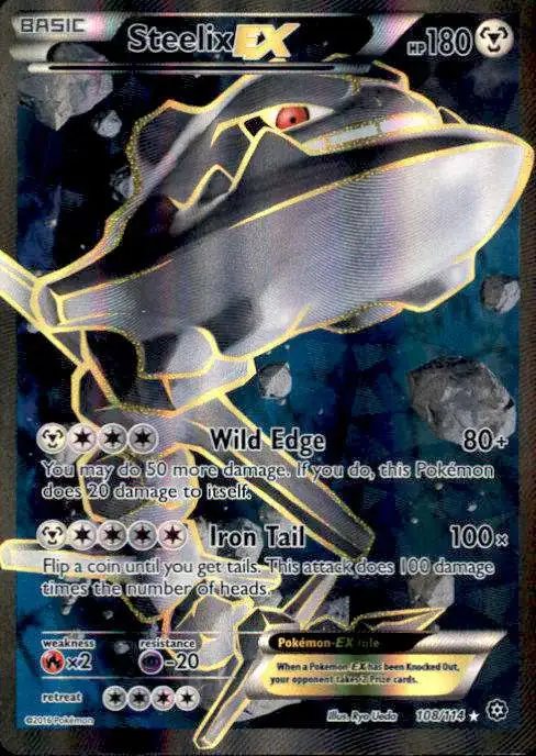 Pokemon Trading Card Game XY Steam Siege Ultra Rare Steelix EX #108
