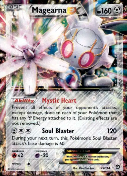 Pokemon Trading Card Game XY Steam Siege Ultra Rare Magearna EX #75