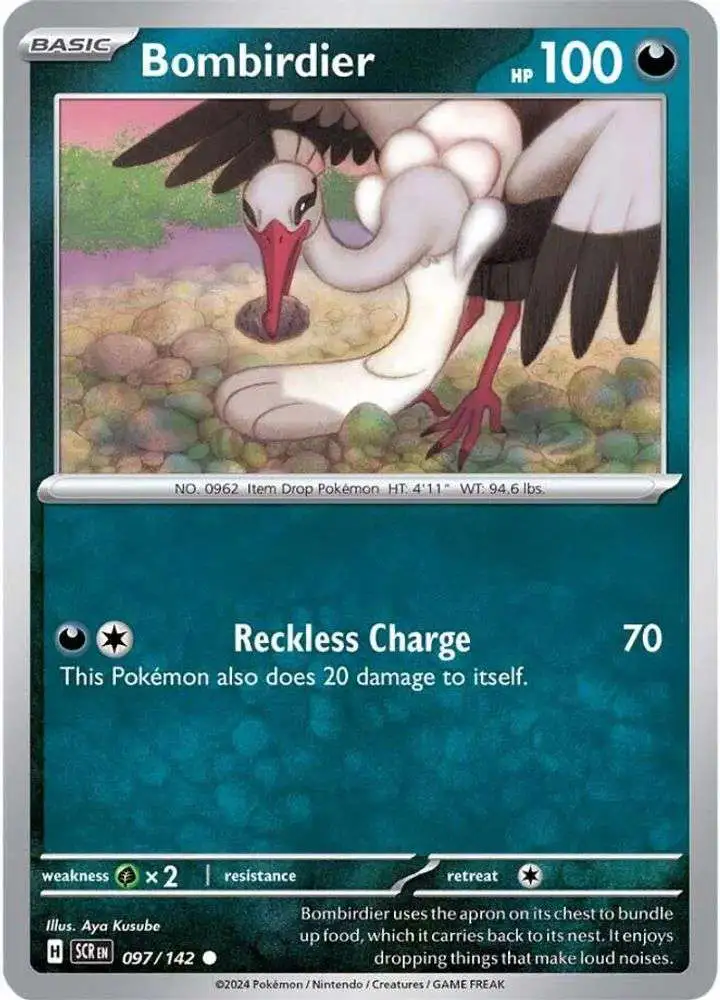 bombirdier pokemon card Pokemon Scarlet & Violet Base Set Uncommon Bombirdier #138