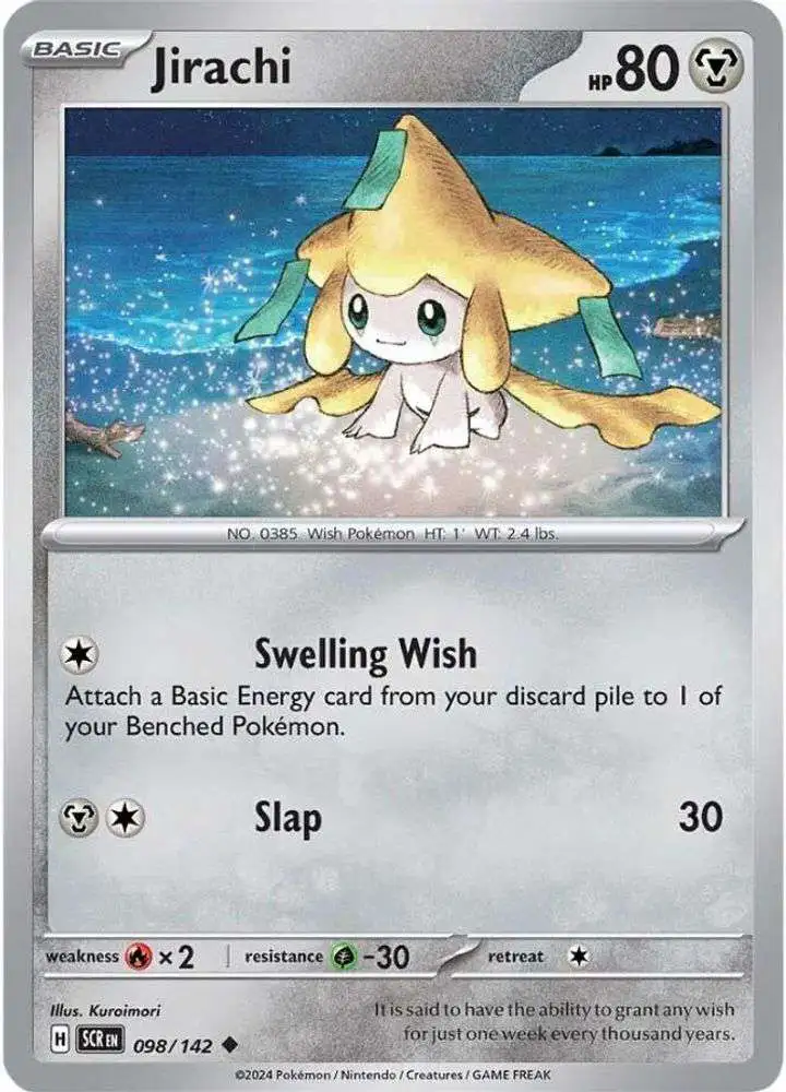 Pokemon Trading Card Game Stellar Crown Uncommon Jirachi #98