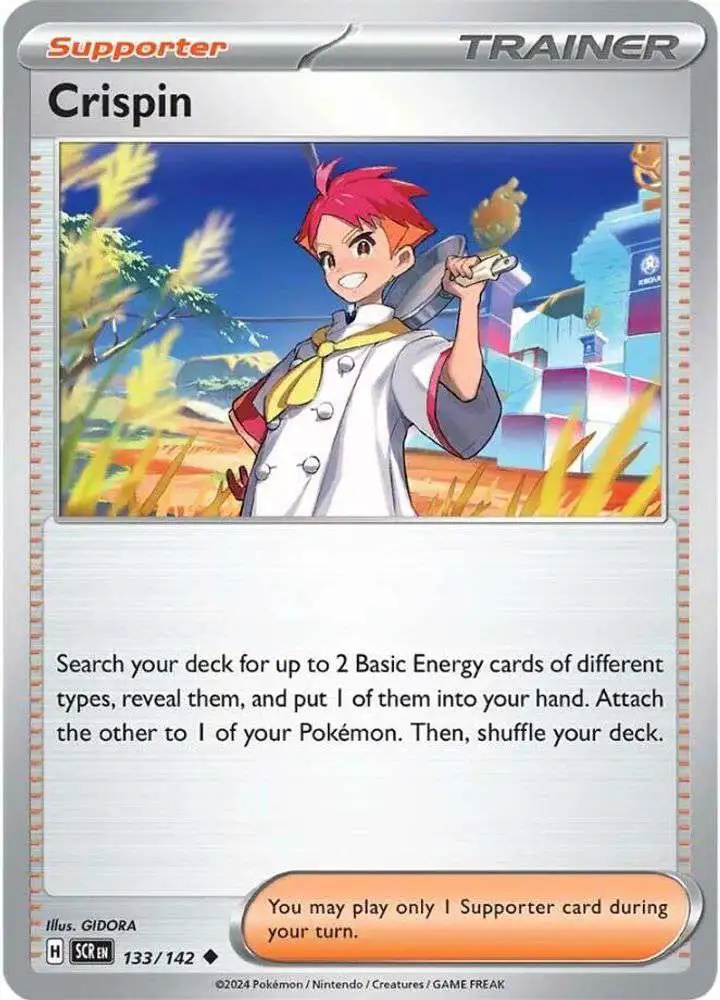 Pokemon Trading Card Game Stellar Crown Uncommon Crispin #133