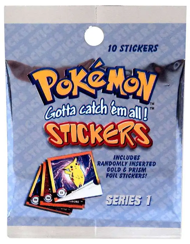 30 Tüten je 10 Karten Pokemon Sticker Display Serie 1 NEU & OVP ENG 