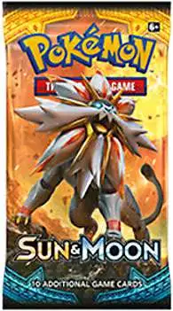 Pokémon Sun & Moon Booster Pack 10 Cards for sale online 