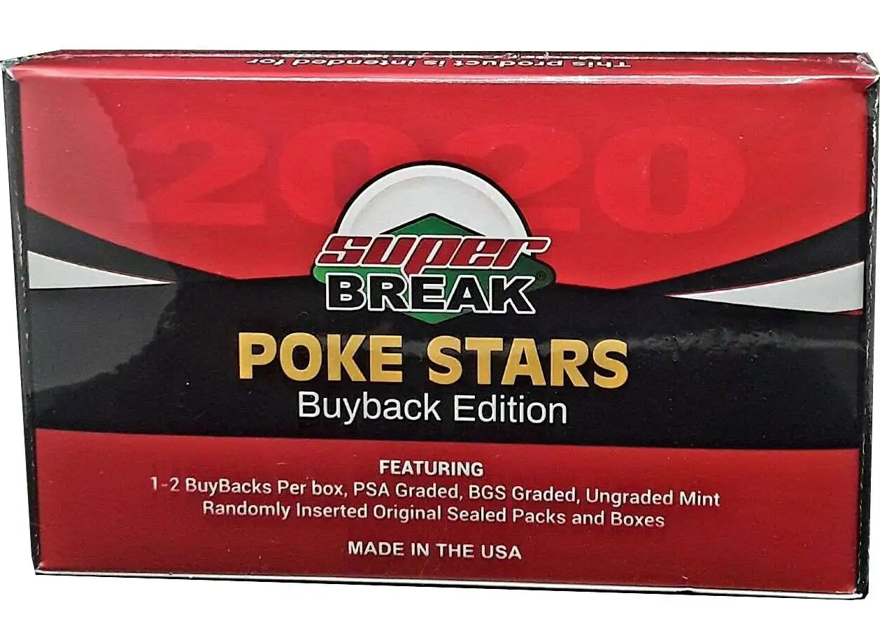 2020 Super Break Poke Stars Buyback Edition Box Sealed Pokemon 