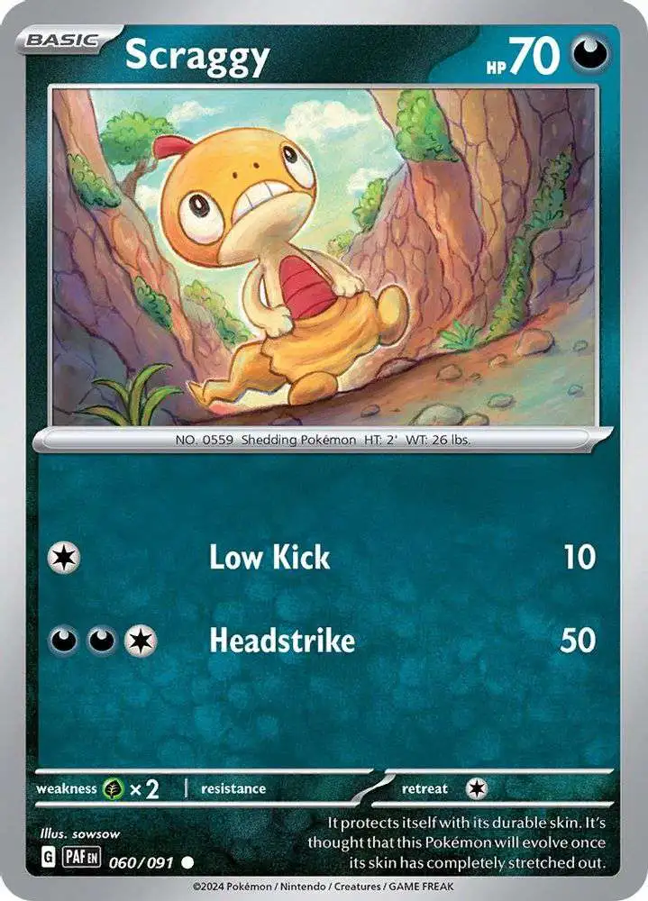 Pokemon Trading Card Game Paldean Fates Single Card Common