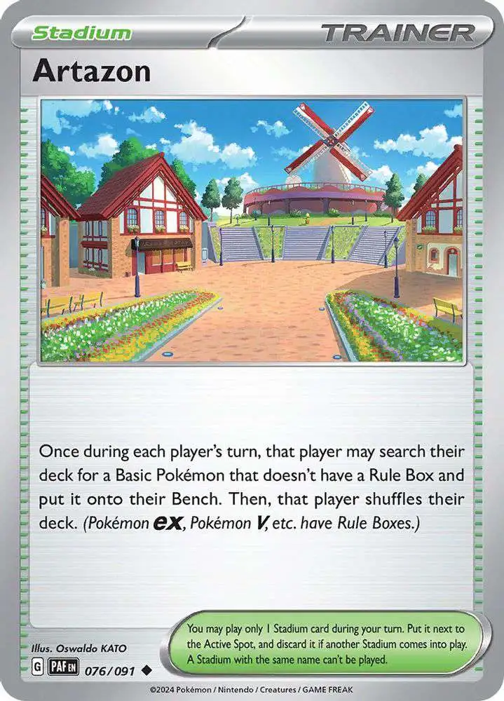 Pokemon Trading Card Game Paldean Fates Uncommon Artazon #76