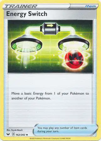 Pokemon Trading Card Game Sword & Shield Base Set Uncommon Energy Switch #162