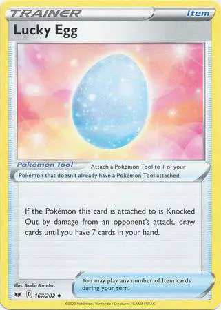 Pokemon Trading Card Game Sword & Shield Base Set Uncommon Lucky Egg #167