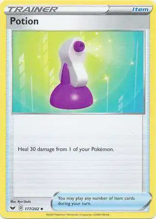 Pokemon Trading Card Game Sword & Shield Base Set Uncommon Potion #177