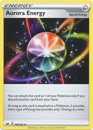 Pokemon Trading Card Game Sword & Shield Base Set Uncommon Aurora Energy #186