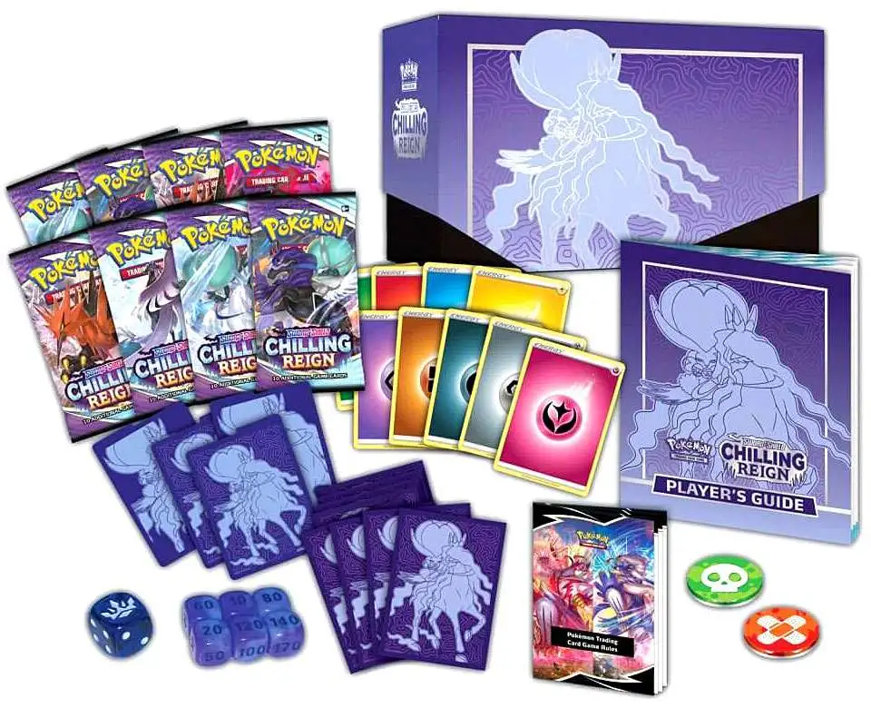 Pokemon Sword Shield Chilling Reign Shadow Ice Rider Calyrex Set