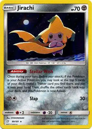 Pokemon Trading Card Game Sun & Moon Team Up Rare Holo Jirachi #99