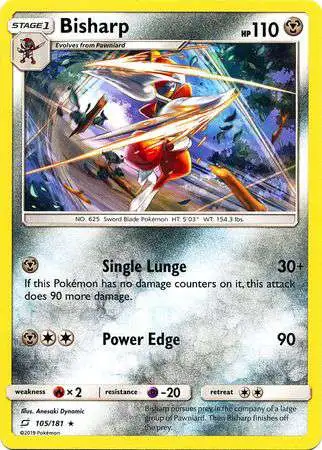 Pokemon Trading Card Game Sun & Moon Team Up Rare Bisharp #105