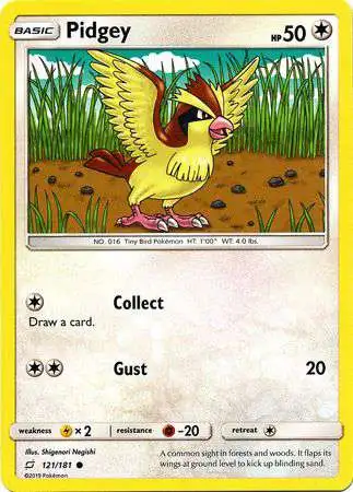Pokemon Trading Card Game Sun & Moon Team Up Common Pidgey #121