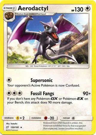 Pokemon Trading Card Game Sun & Moon Team Up Rare Aerodactyl #130