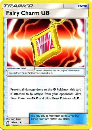 Pokemon Trading Card Game Sun & Moon Team Up Uncommon Fairy Charm UB #142