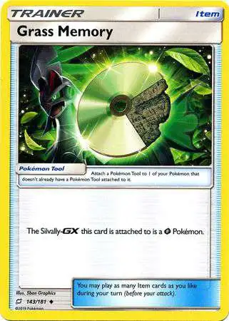 Pokemon Trading Card Game Sun & Moon Team Up Uncommon Grass Memory #143