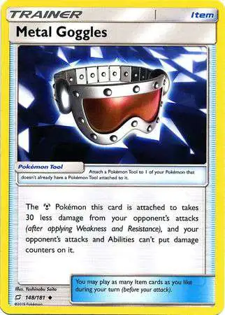 Pokemon Trading Card Game Sun & Moon Team Up Uncommon Metal Goggles #148