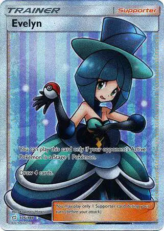 Pokemon Trading Card Game Sun & Moon Team Up Ultra Rare Evelyn #175