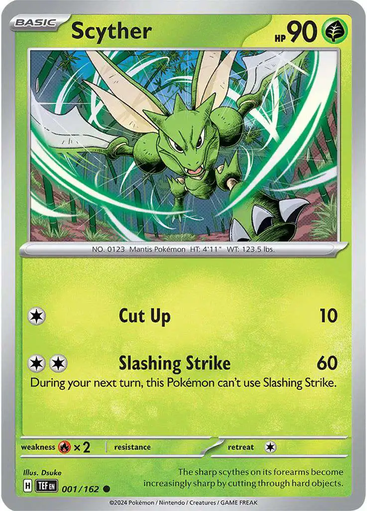 Pokemon Temporal Forces Common Scyther #1