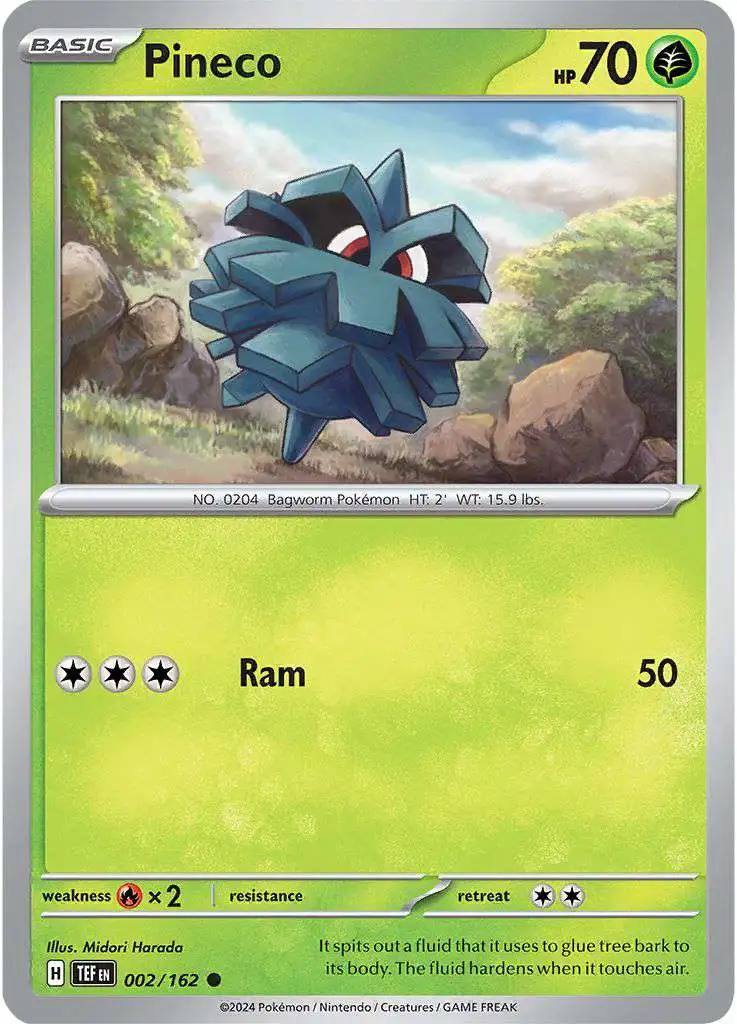 Pokemon Temporal Forces Common Pineco #2