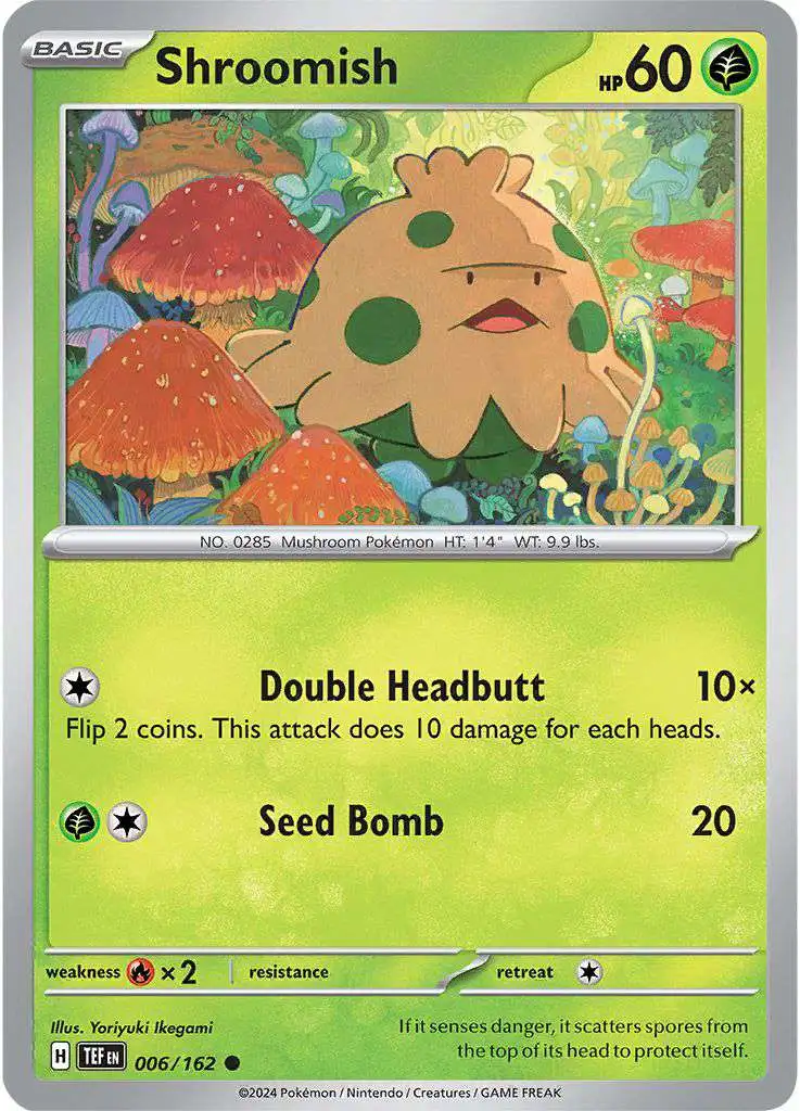 Pokemon Temporal Forces Common Shroomish #6