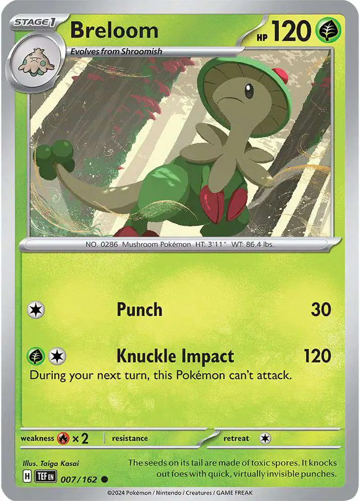 Pokemon Temporal Forces Common Breloom #7