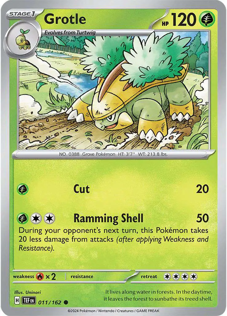 Pokemon Temporal Forces Common Grotle #11