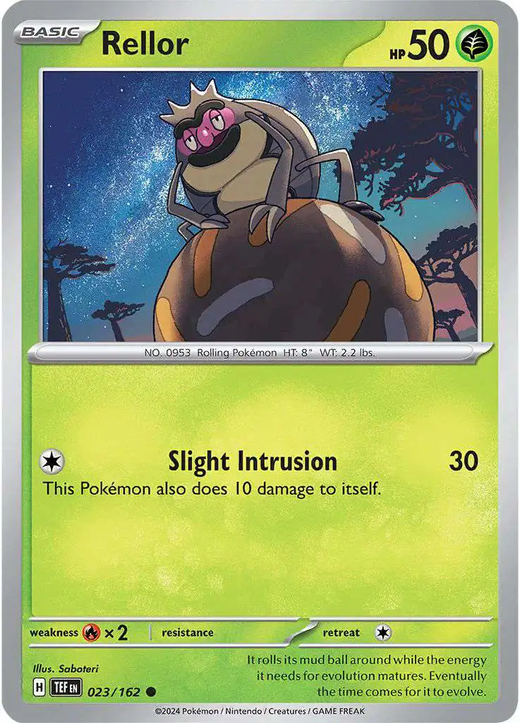 Pokemon Temporal Forces Common Rellor #23