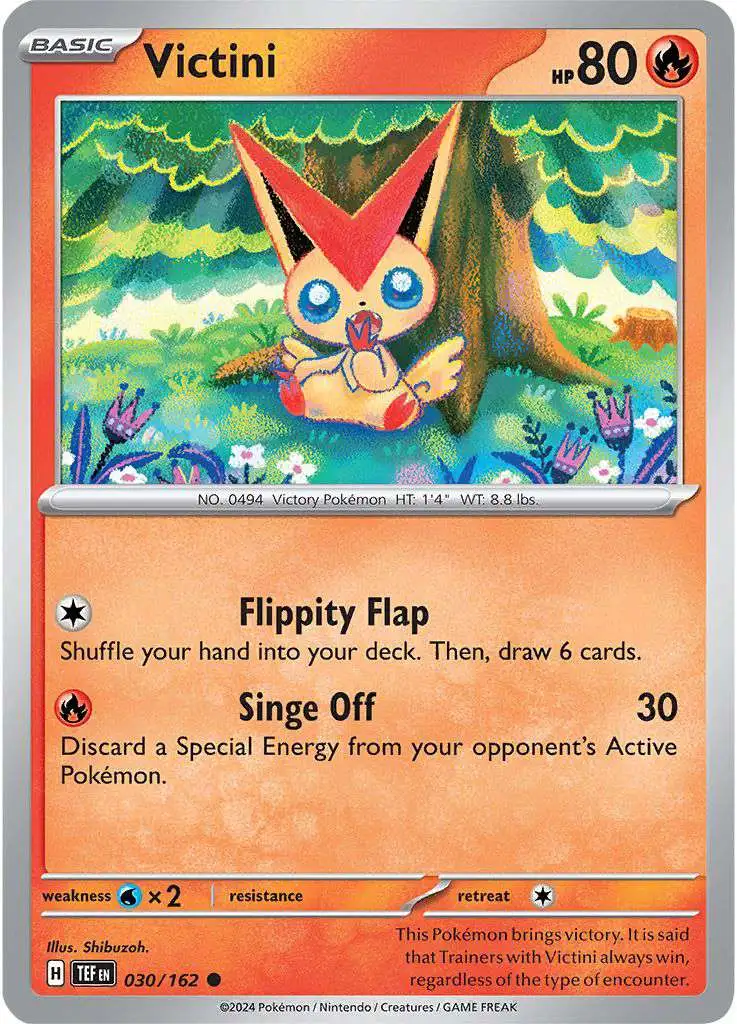 Pokemon Temporal Forces Common Victini #30