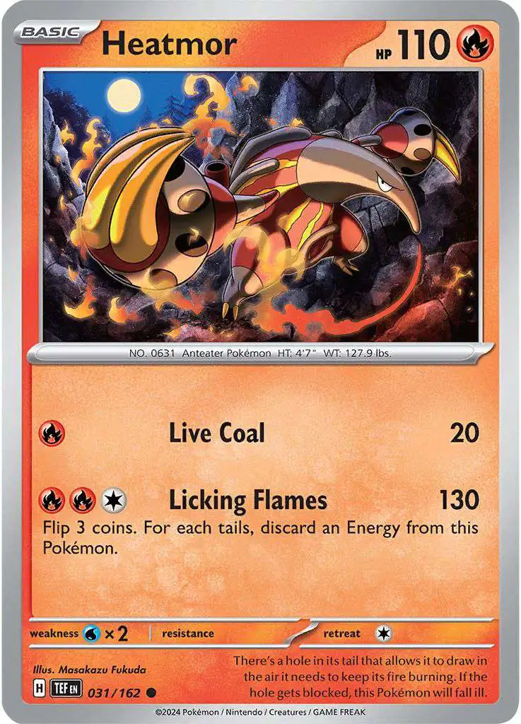 Pokemon Temporal Forces Common Heatmor #31