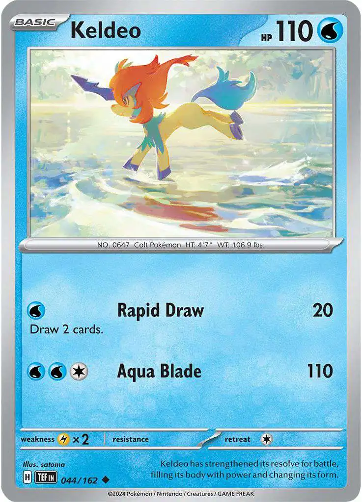 その他 hir0.to.maron Pokemon Temporal Forces Single Card Uncommon Keldeo 44 - ToyWiz