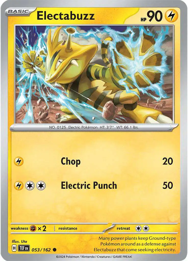 Pokemon Temporal Forces Common Electabuzz #53