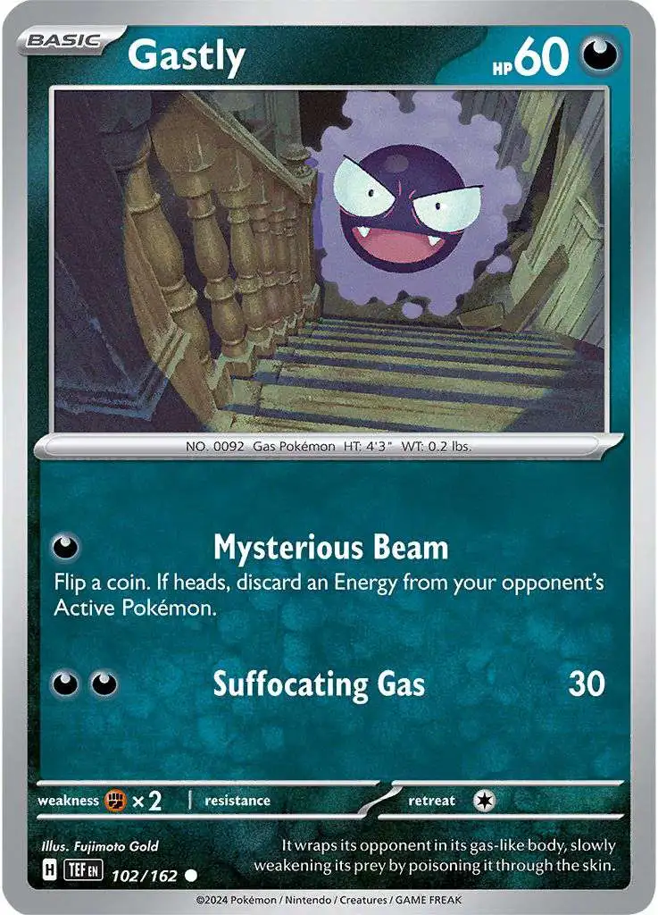 Pokemon Temporal Forces Common Gastly #102