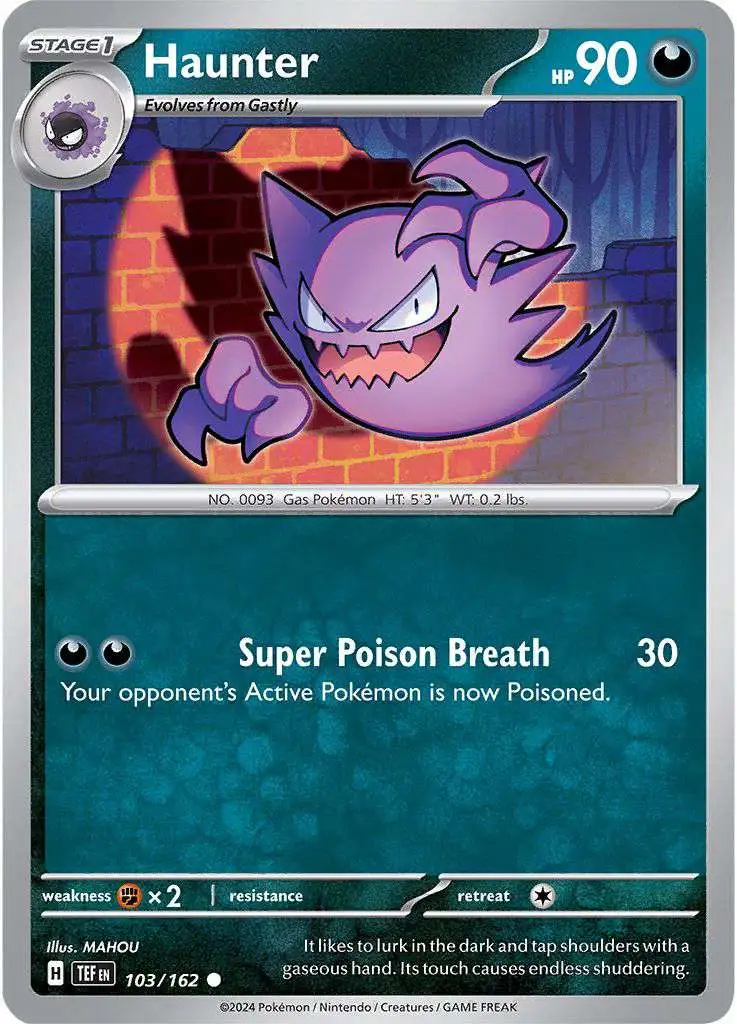Pokemon Scarlet & Violet Temporal Forces Common Haunter #103