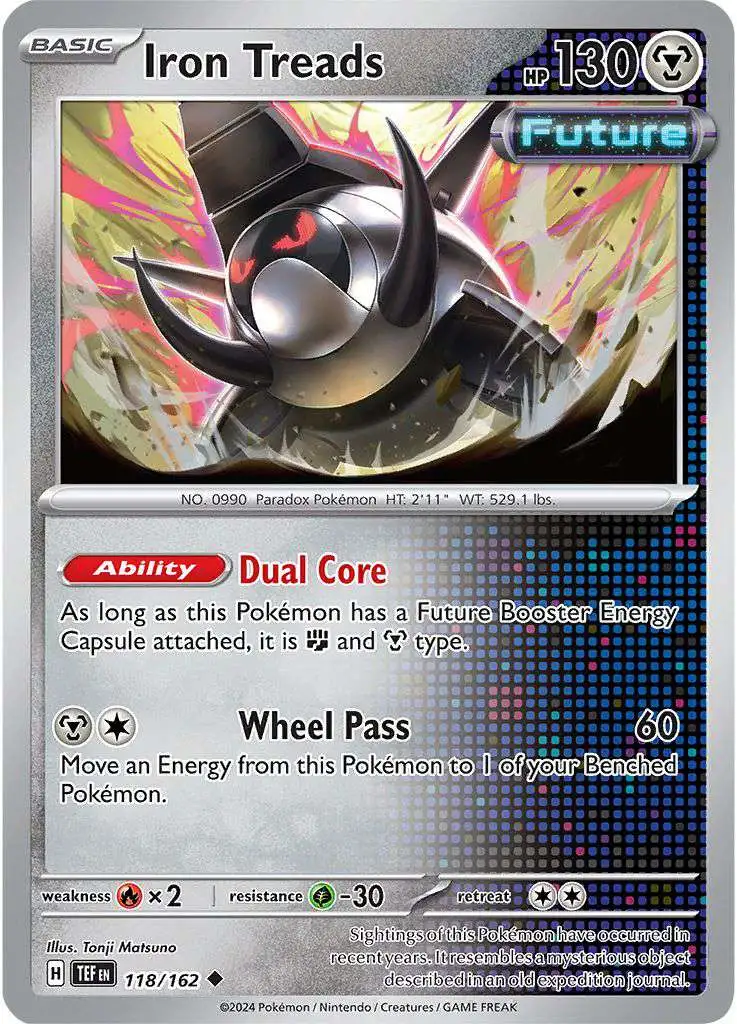 Pokemon Temporal Forces Single Card Uncommon Iron Treads 118 - ToyWiz