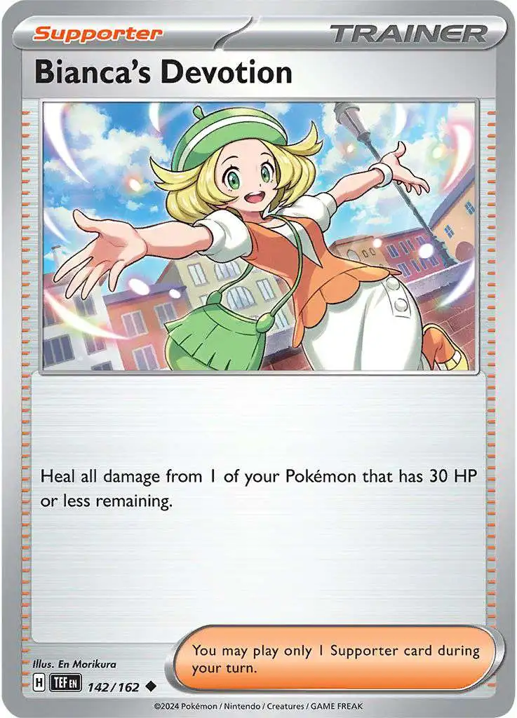 Pokemon Scarlet & Violet Temporal Forces Uncommon Bianca's Devotion #142