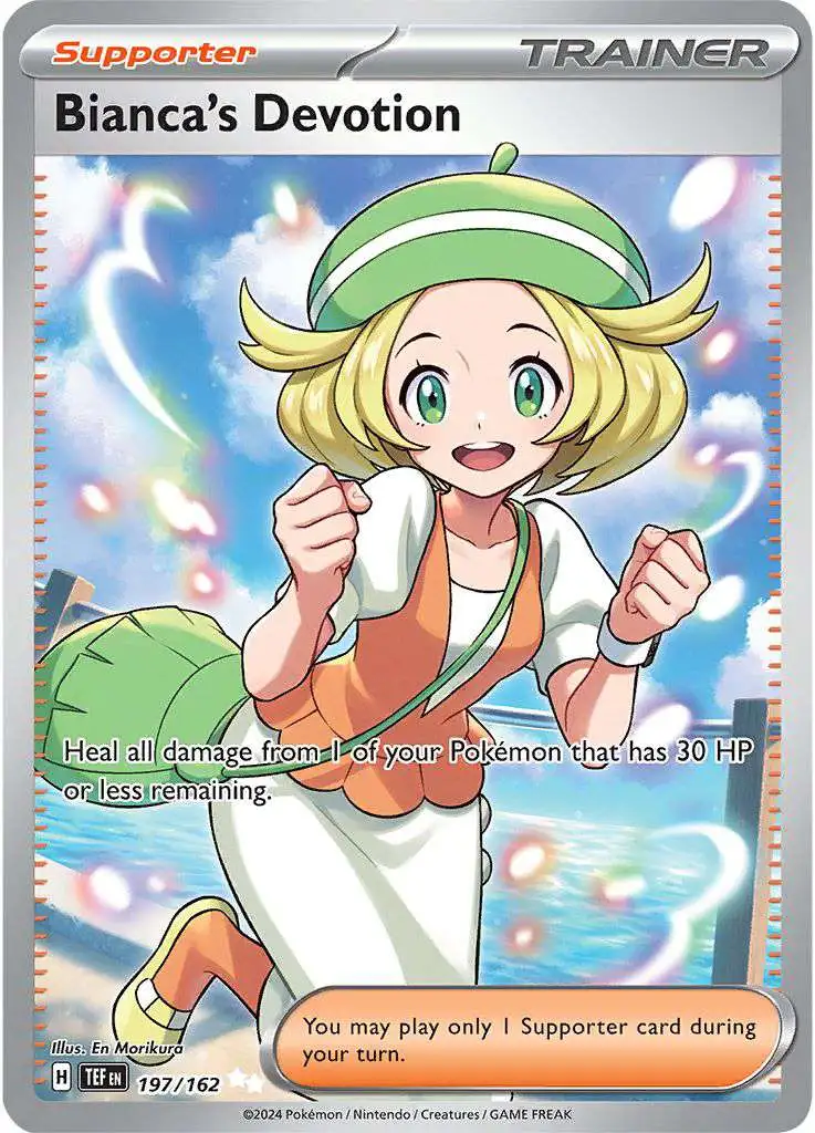 Pokemon Temporal Forces Ultra Rare Bianca's Devotion #197