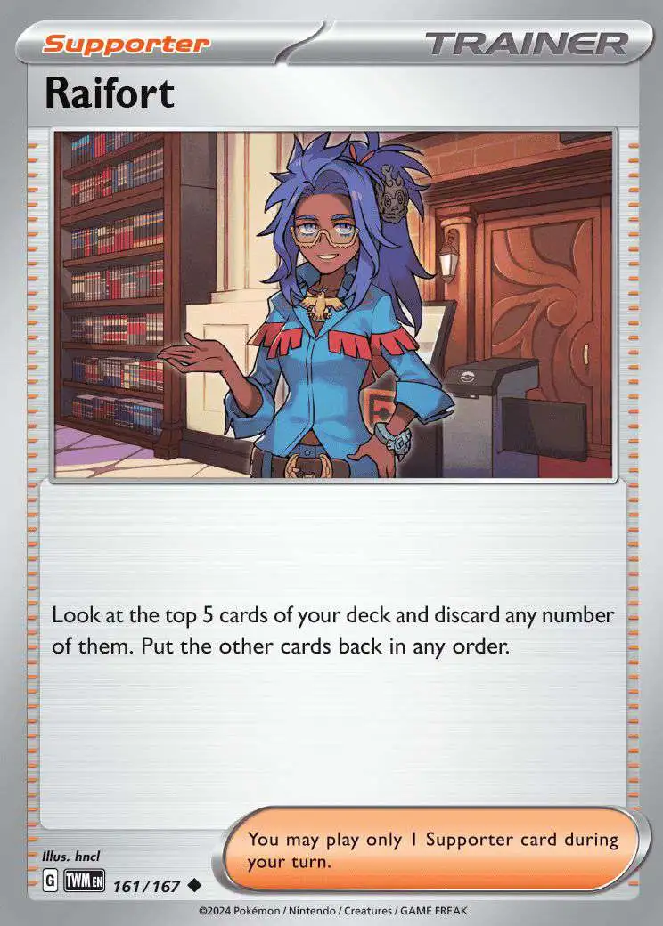Pokemon Trading Card Game Twilight Masquerade Uncommon Raifort #161